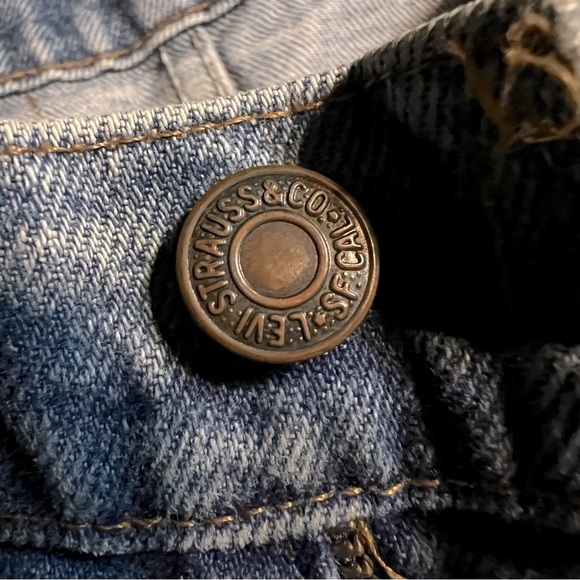 Vintage 1984 505 Levi’s Jeans Faded Blue Size 36x32 - Picture 12 of 16